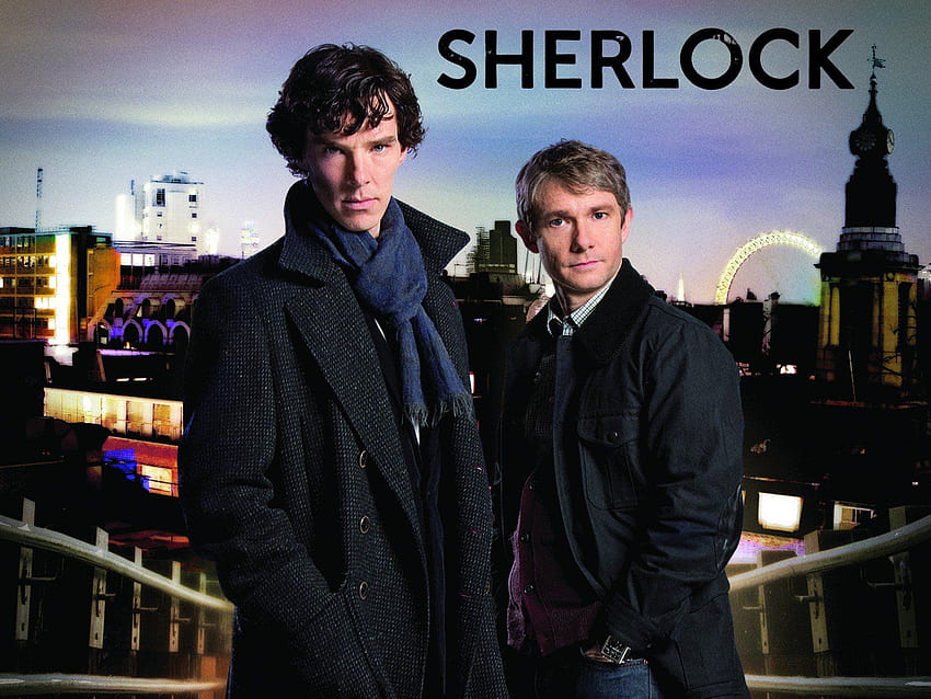 sherlock, Holmes, Benedict, Cumberbatch, Martin, hombre, Doctor, Watson, Sherlock, Bbc / y móvil fondo de pantalla