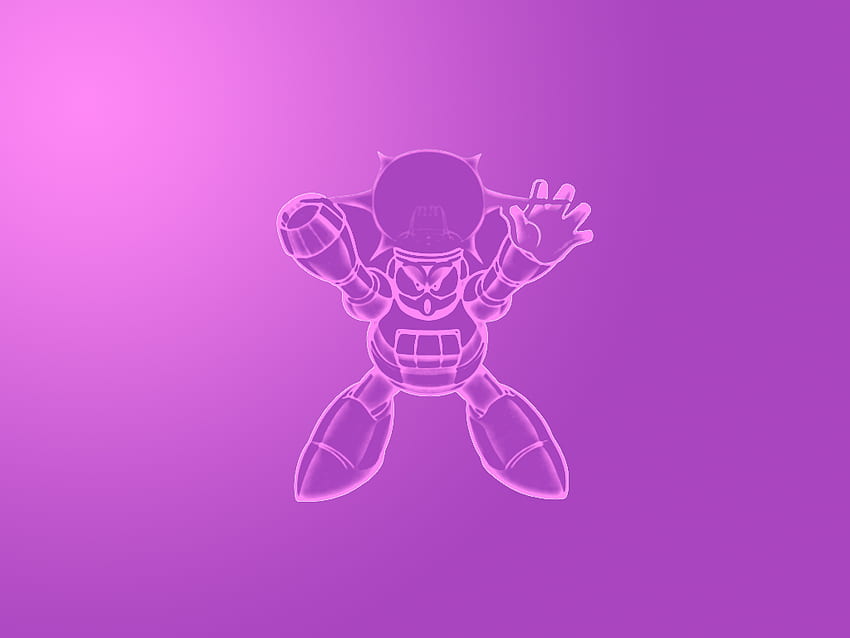 Fioletowy Brightman, fioletowy, jasny, megaman, jasny człowiek, mistrz robotów Tapeta HD