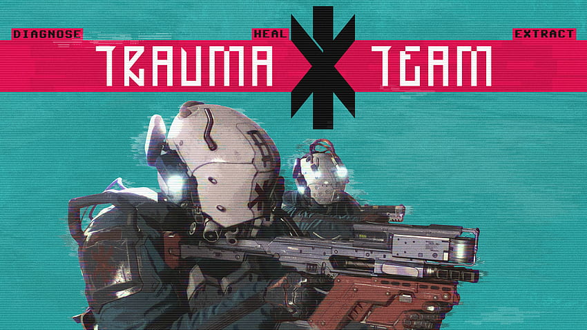 Cdpr2077 Trauma-Team & Hintergrund HD-Hintergrundbild