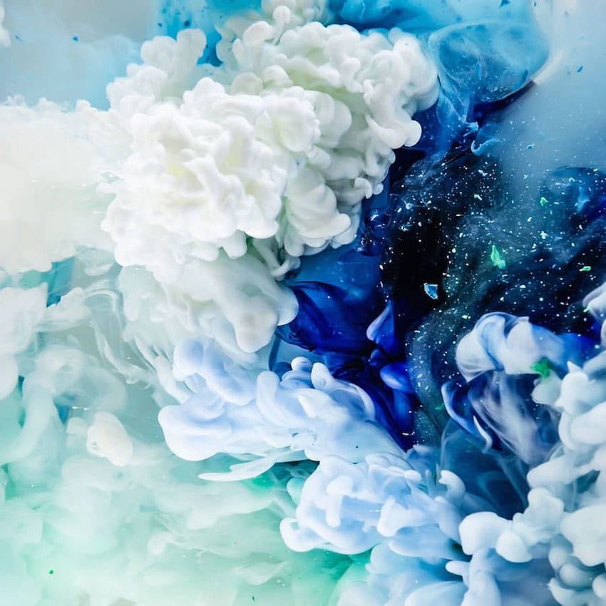 審美的な色の抽象的なインク爆発 – Fubiz Media HD電話の壁紙