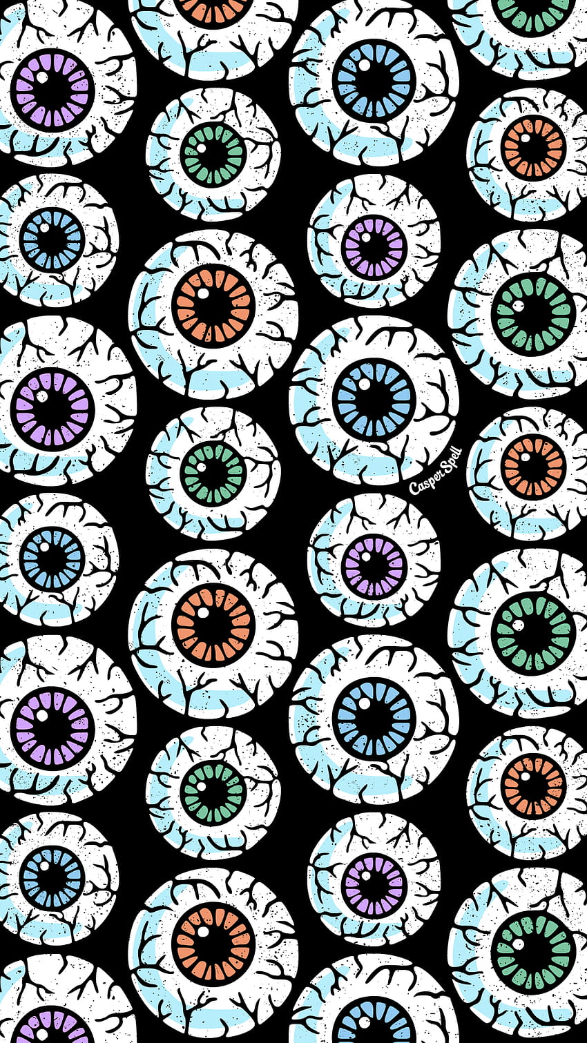 Eyeballs” pattern for you! Feel to save as your phone lock screen . *For Personal Us. Gothic , Eyes , Phone lock screen HD phone wallpaper