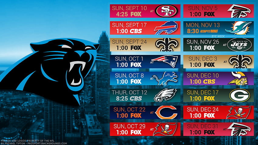charlotte panthers games