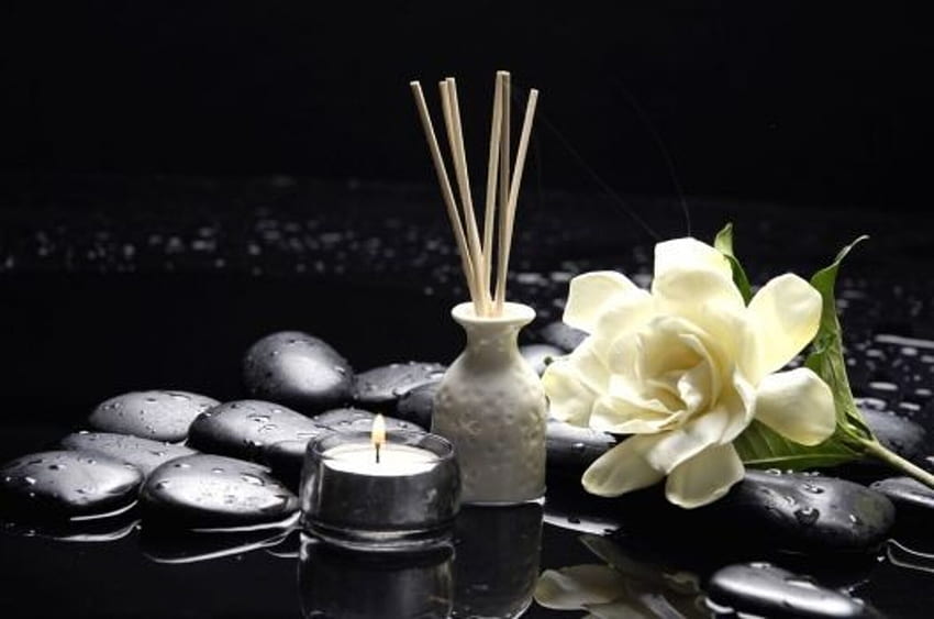 Spa massage, Candle, Flowers, Stones, Spa HD wallpaper | Pxfuel
