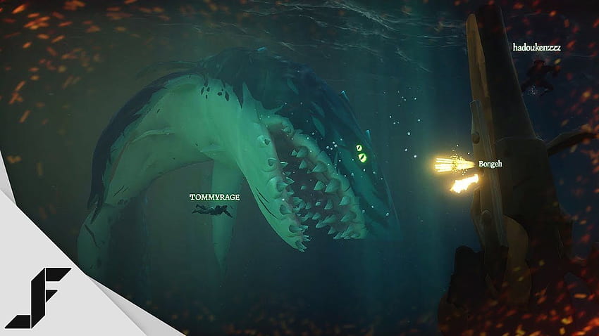Fighting the Megalodon in Sea of Thieves. Sea of thieves, Megalodon, Sea, Megalodon Sea of Thieves HD wallpaper