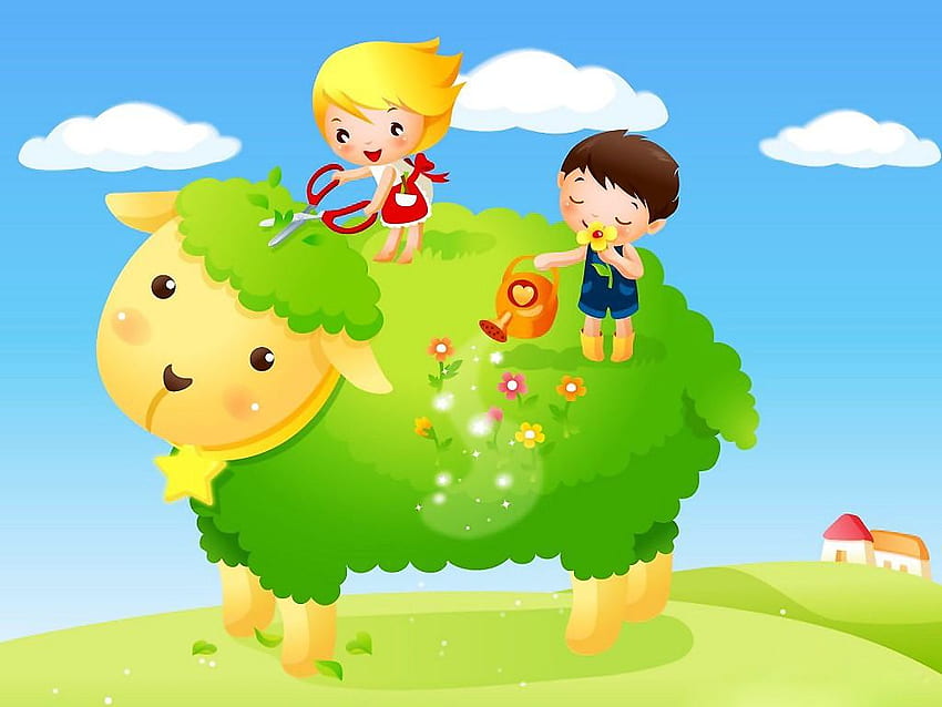 Kids Cartoon Kids Cartoon KIDS SPRINGTIME [] for your , Mobile & Tablet. Explore Cute iPad for Kids. Cute For Computer, Very Cute HD wallpaper