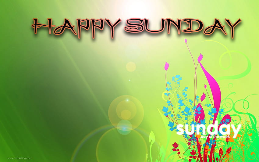 Really awesome happy sunday you can fixed HD wallpaper