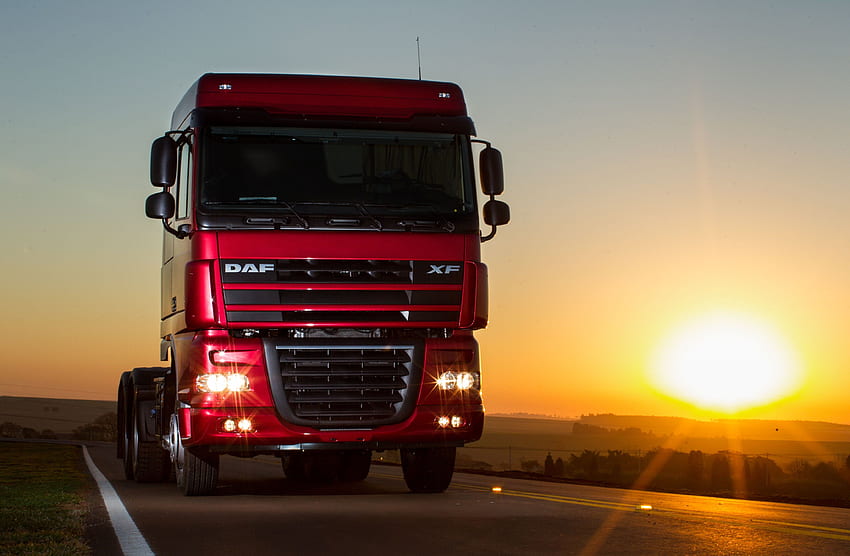 12, Daf, Xf105, , Ftt, Space, Cab, Semi, Tractor / and Mobile Background, DAF Truck HD wallpaper