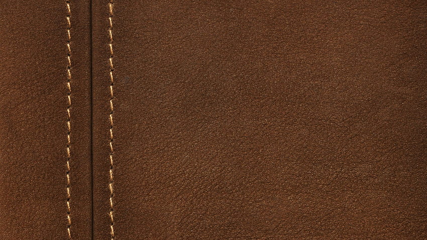 background, brown, texture, seam, leather, thread, leather 26562 HD wallpaper