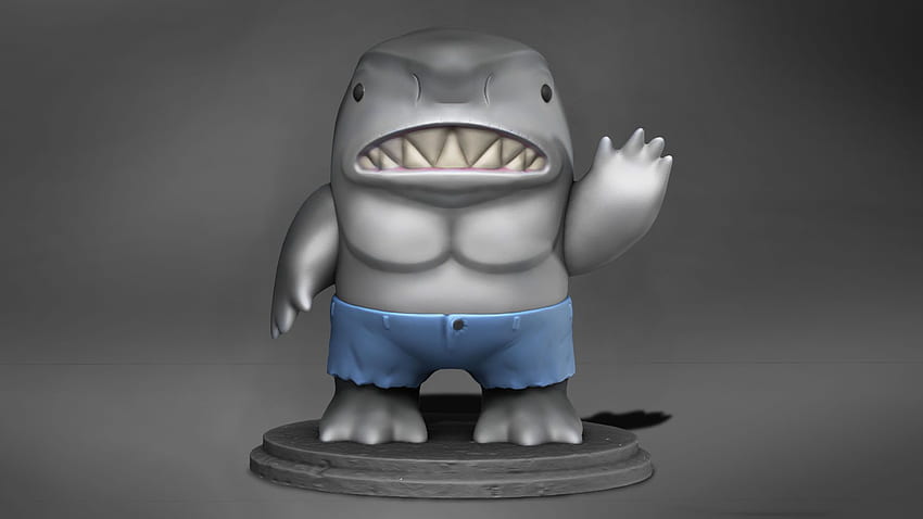 STL file King Shark • 3D printable object ・ Cults HD wallpaper