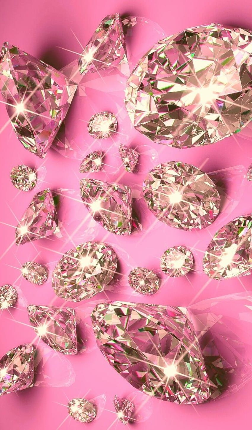 art, background, beautiful, beauty, colorful, crystals, design, diamond, diamonds, fashion, glass, glitter, jewerly, pastel, pattern, patterns, pink, pretty, sparkles, style, texture, , , we heart it, pink background, beautiful art, gl HD phone wallpaper