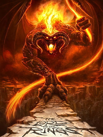 balrog lord of the rings drawing