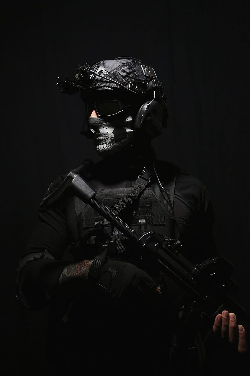Soldat [], Schwarzer Soldat HD-Handy-Hintergrundbild