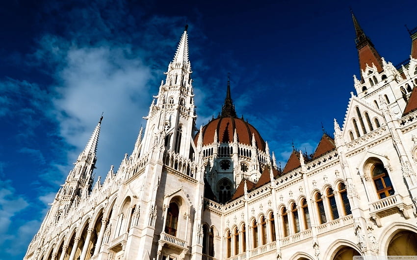 Ciudades, Arquitectura, Hungría, Budapest, Parlamento fondo de pantalla