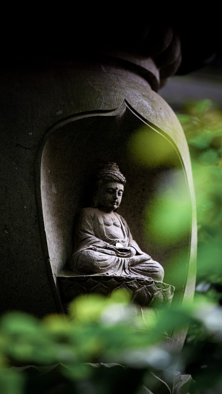 Statue de Gautam, Seigneur Bouddha Fond d'écran de téléphone HD