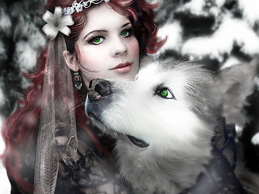Woman And Wolf Magz [] for your , Mobile & Tablet. Explore Wolf Girl ...