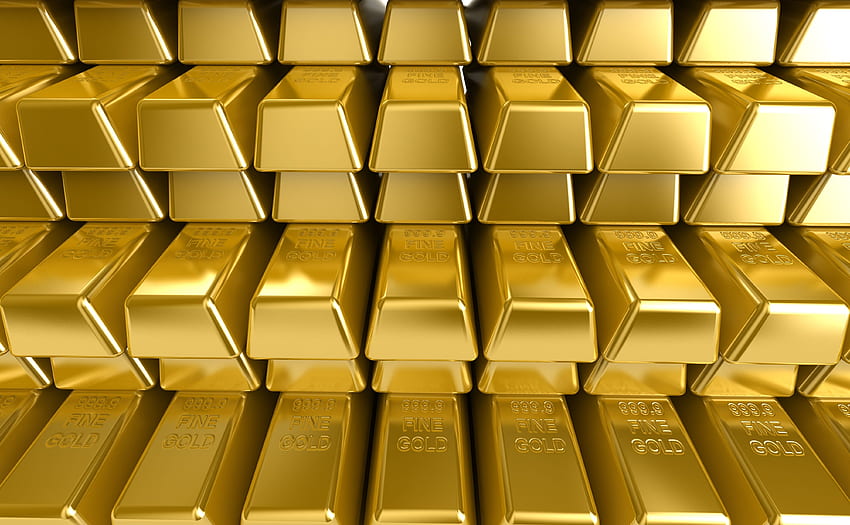 riqueza, , muestra, brillo, oro, barras 88502 fondo de pantalla