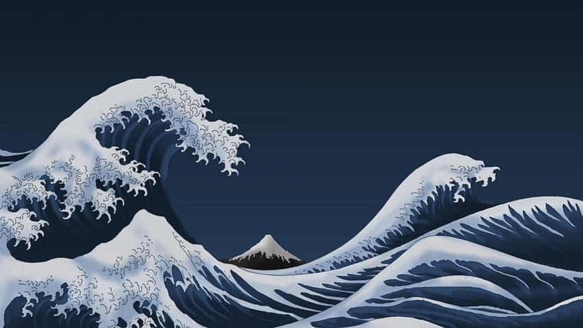 Hokusai The Great Wave Off Kanagawa Hq - Japanese Waves Twitter Header - -, Pastel Japanese Wave HD wallpaper