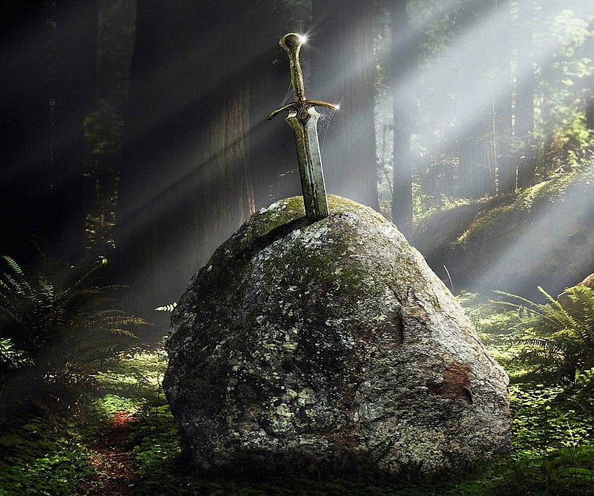 Excalibur kılıcı, Ortaçağ Kralı HD duvar kağıdı