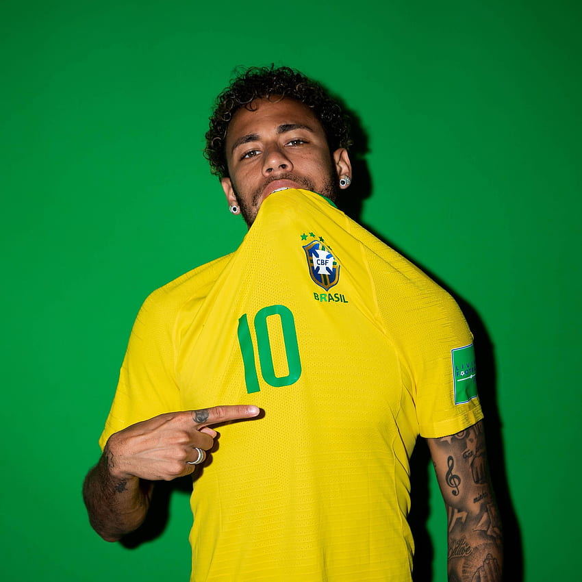 Neymar Jr Brasilien Porträts HD-Handy-Hintergrundbild