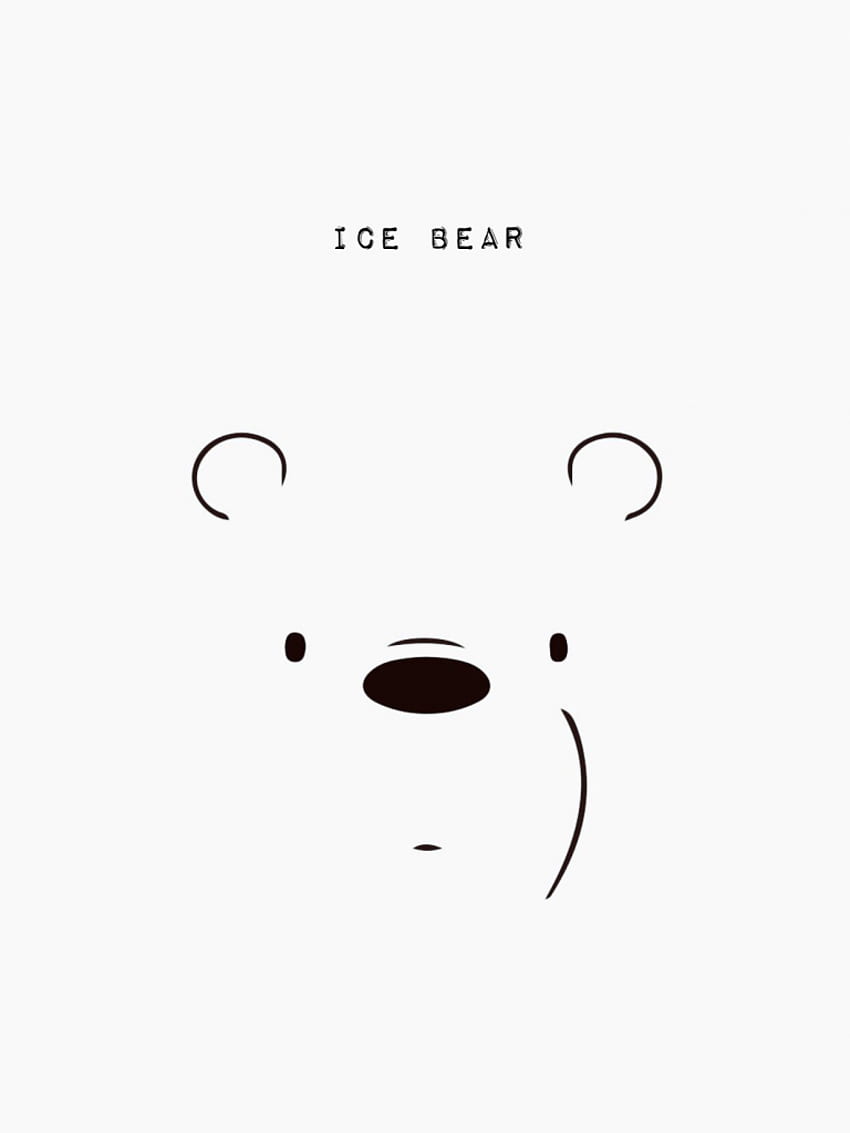 Ice Bear We Bare Bears Cute Cartoon [] para su, móvil y tableta. Explora Lindo. Lindo para portátiles, lindo para niñas, lindo Tumblr, We Bare Bears Kawaii fondo de pantalla del teléfono