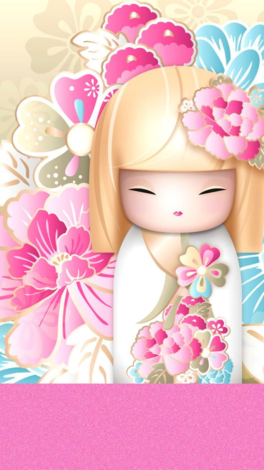 best Kimmidoll . Japanese doll, Kokeshi dolls, Japanese Geis Has and Butterflies HD phone wallpaper