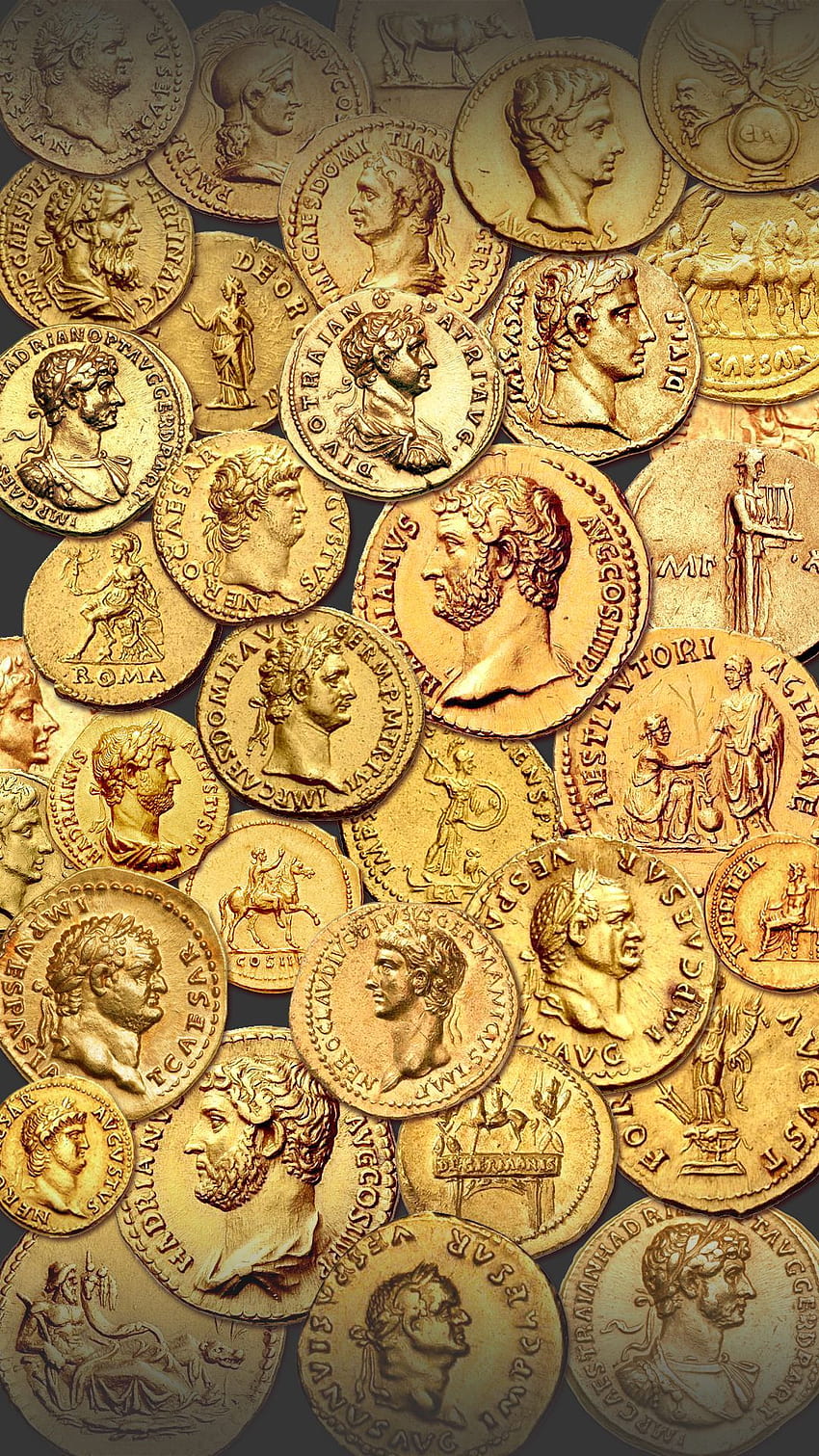 プレミアム minőségű írószerek és művészkellékek. 金と銀のコイン, 金と銀を買う, 金地金, ローマのコイン HD電話の壁紙