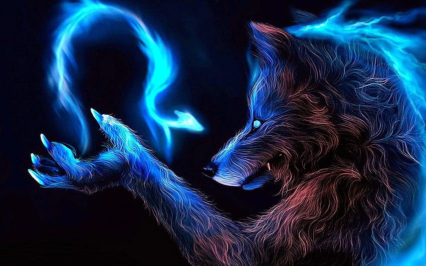 Dark Werewolf Wolf Wolf .pro, Evil Wolf Eyes HD wallpaper