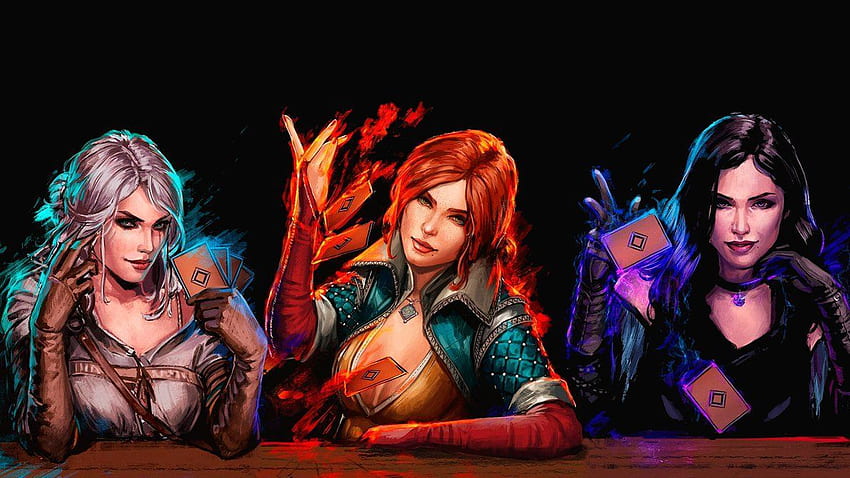 Gwent: เกมการ์ด The Witcher, Triss Merigold วอลล์เปเปอร์ HD