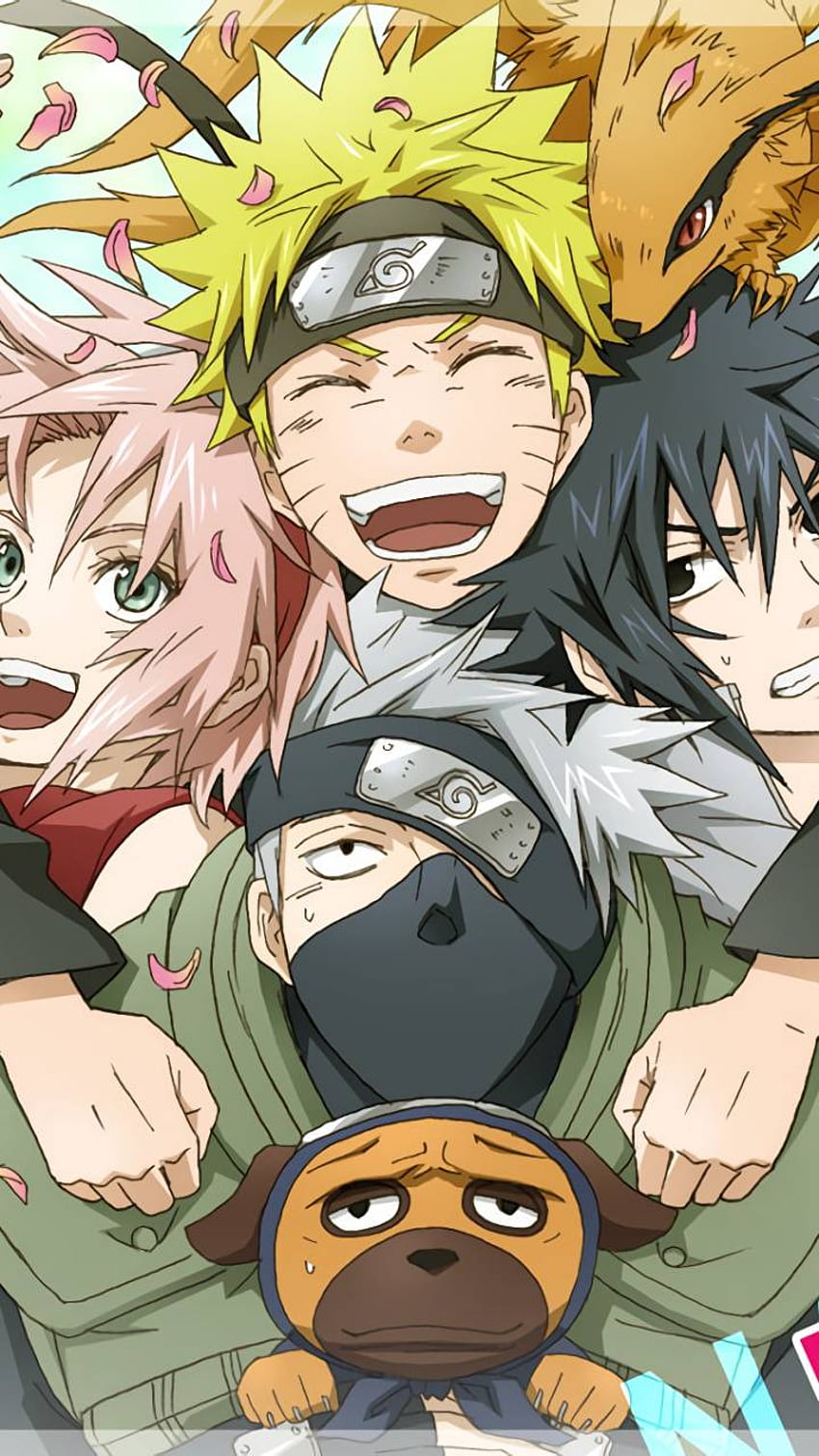 Naruto e gli amici, Naruto e l'amico di Sasuke Sfondo del telefono HD