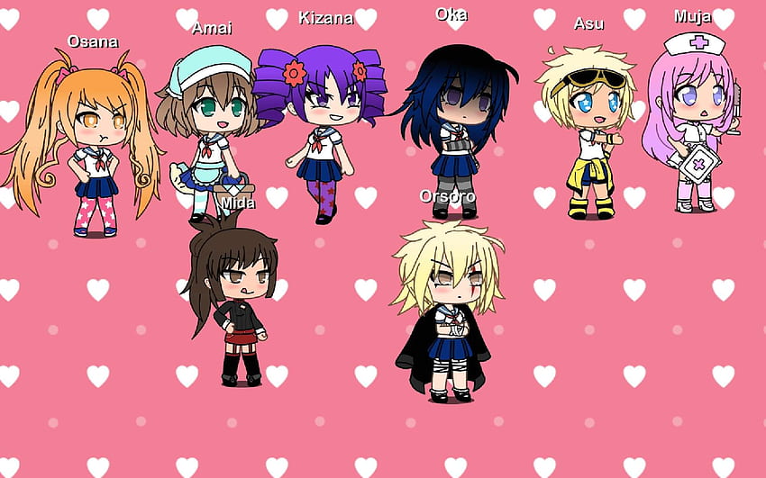 I made the 1980s rivals in Gacha Club!