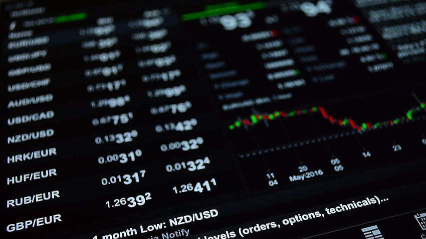 Comercio de divisas en línea Metraje de stock fondo de pantalla
