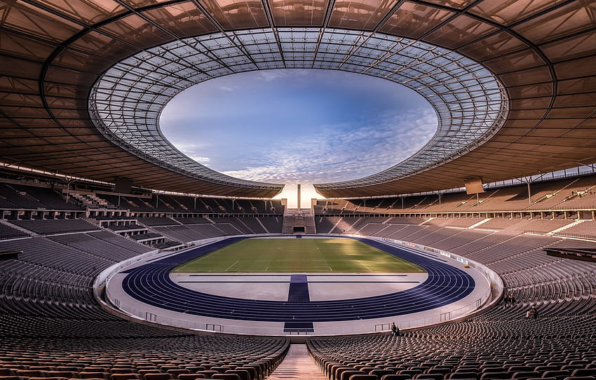 football, germany, berlin, olympic stadium for , section город HD wallpaper