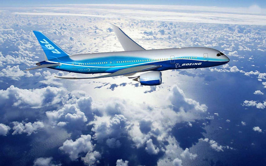 Boeing 787 Dreamliner, 787 Dreamliner, fun, aircraft, commercial, Boeing HD wallpaper