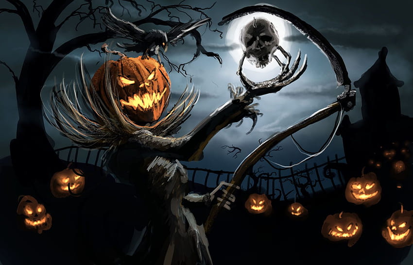 Latar Belakang Halloween yang Sangat Menakutkan – Koleksi Festival Wallpaper HD