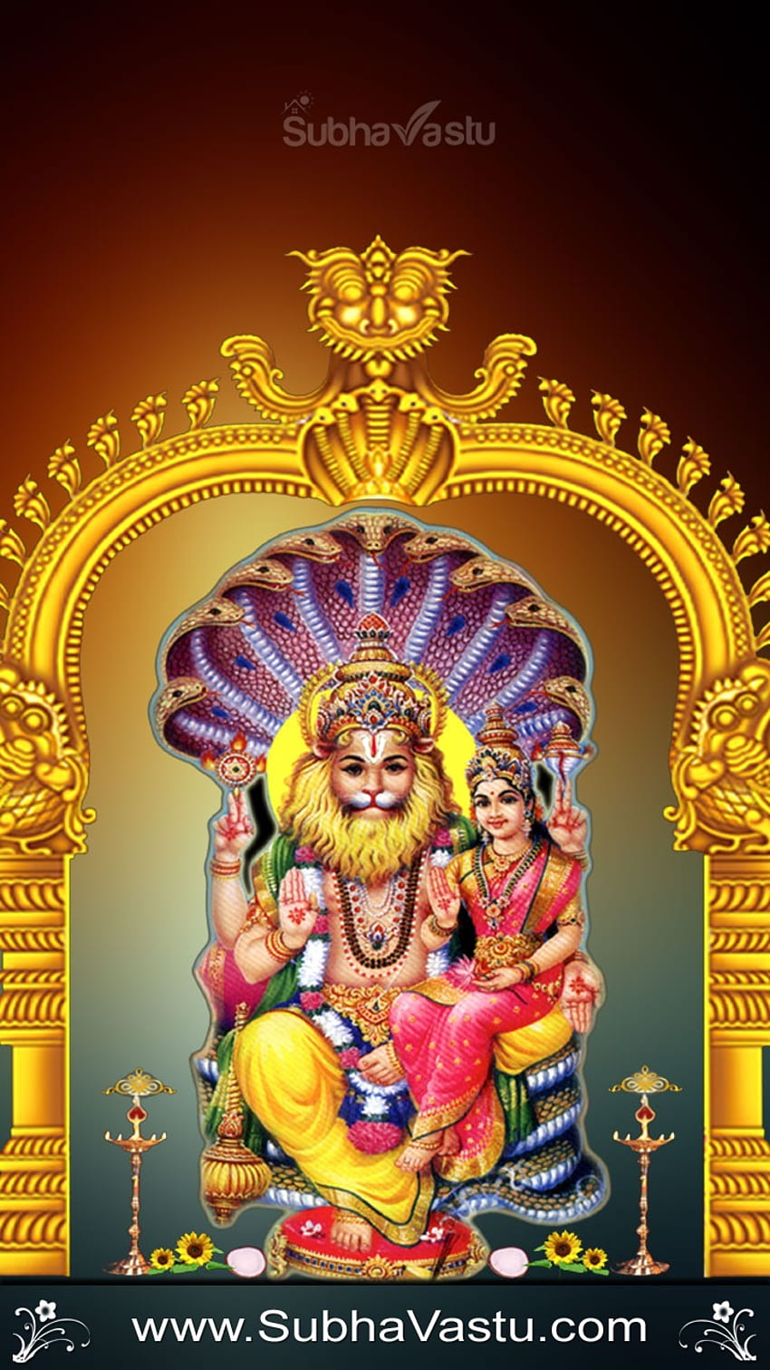 Narasimha swamy , patung, Candi, candi hindu, tempat beribadah, mitologi, Lord Lakshmi Narasimha wallpaper ponsel HD