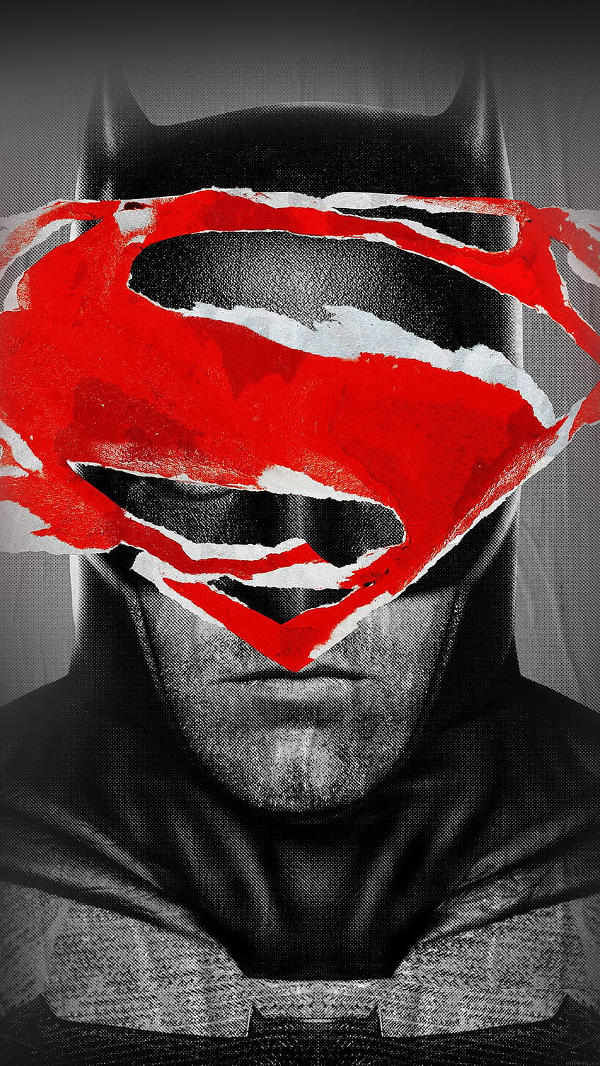 Seni Poster Batman Superman Pahlawan Film, iPhone 6 Superman wallpaper ponsel HD