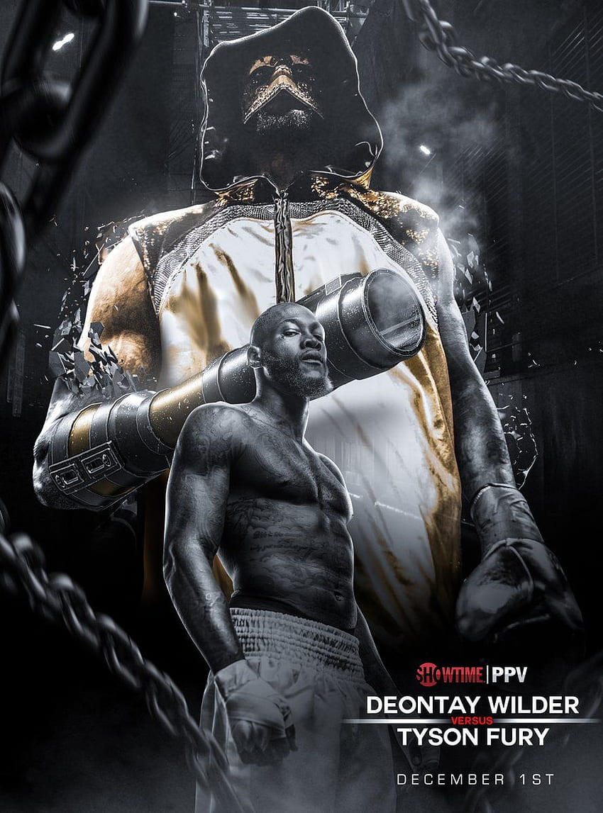 Wilder v Fury: Trio of AWESOME POSTERS designed for Dec 1, Deontay Wilder HD phone wallpaper