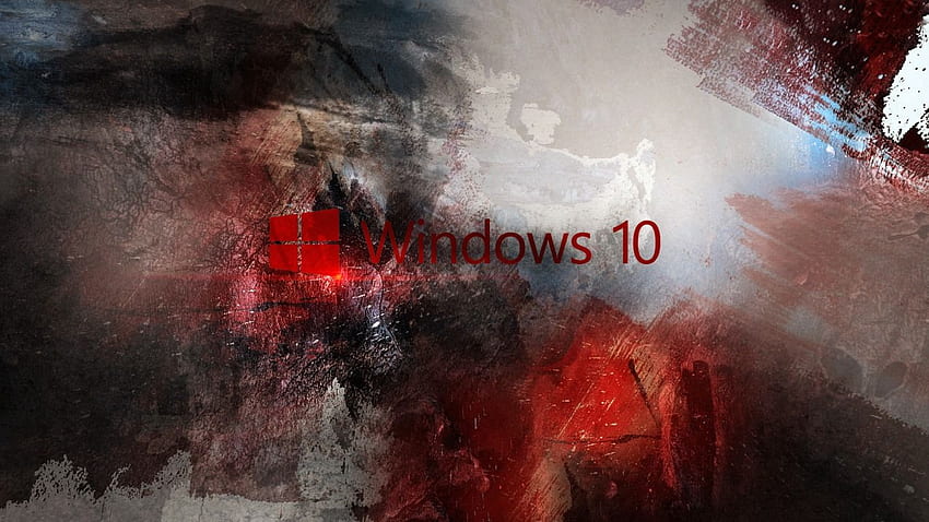 Windows, Rosso, Microsoft, Computer, Hi Tech, Windows 10 Rosso Sfondo HD