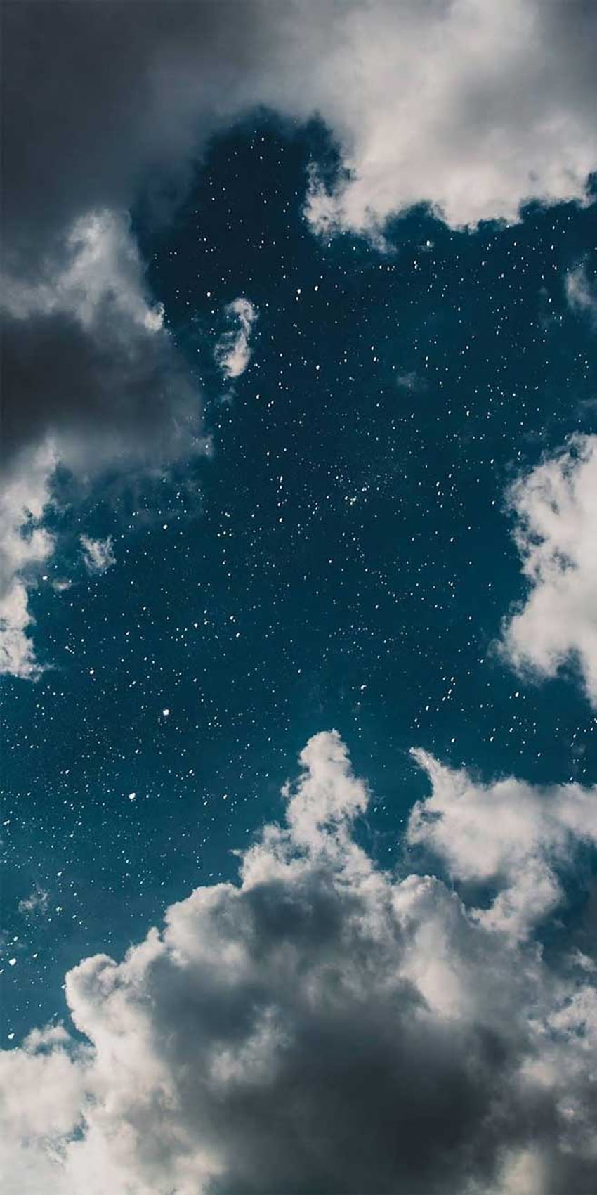 Dreamy Blue Sky plein d'étoiles Comment ça se fait - Blue Sky Stars, Stars and Clouds Fond d'écran de téléphone HD
