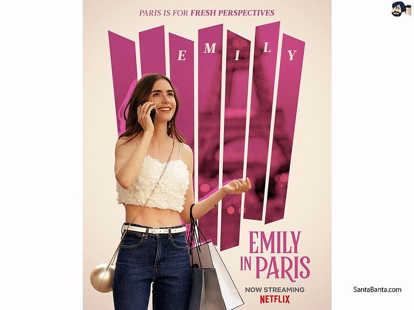 Netflix`s Rom Com Web Series `Emily In Paris` Directed By Darren Star Santabanta HD wallpaper
