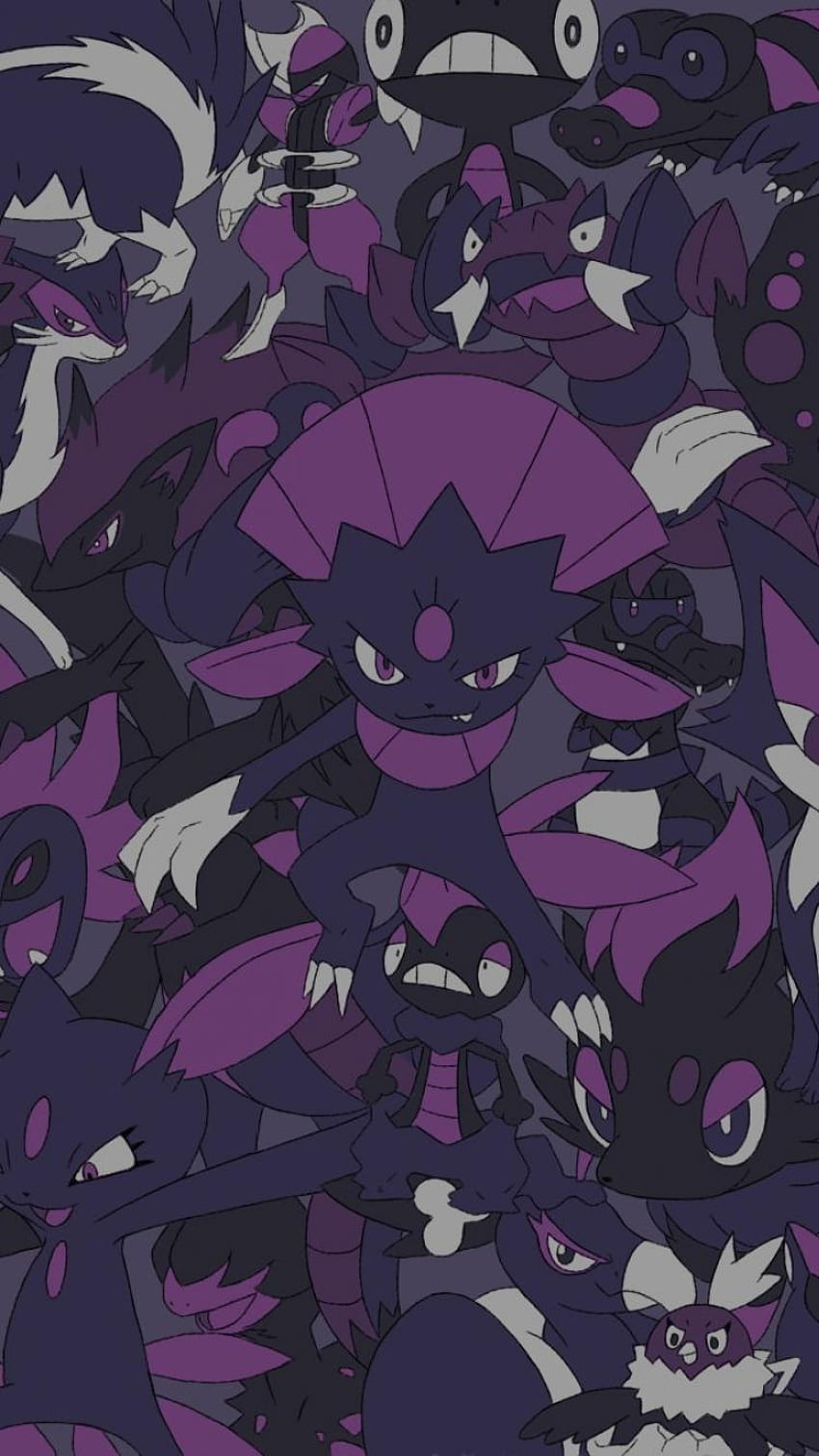 Dark Type Pokémon, Dark Type Pokemon HD phone wallpaper