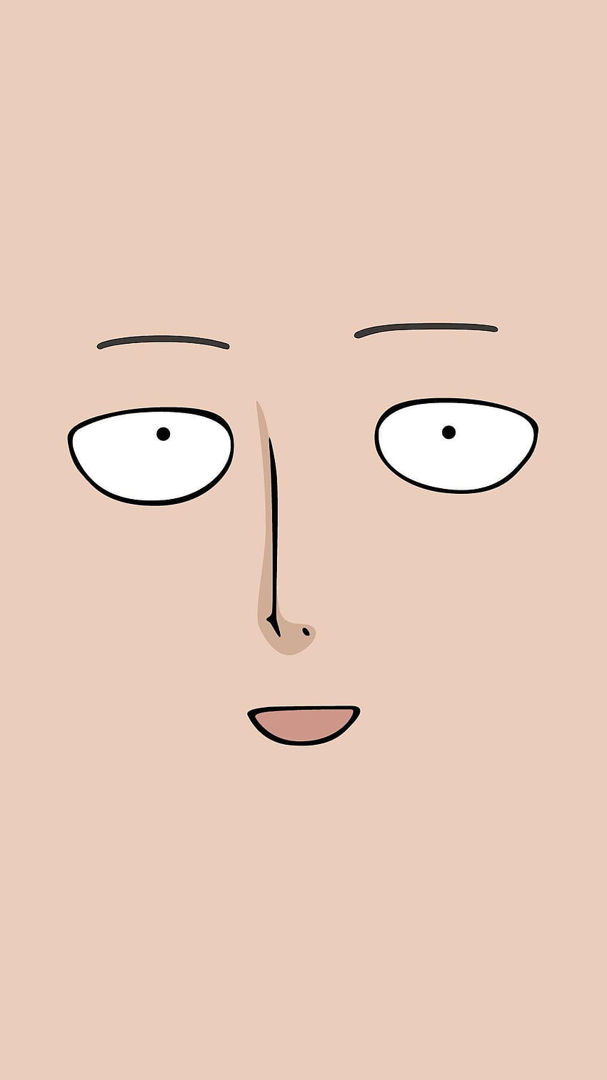 Cara de Saitama, engraçado Saitama Papel de parede de celular HD