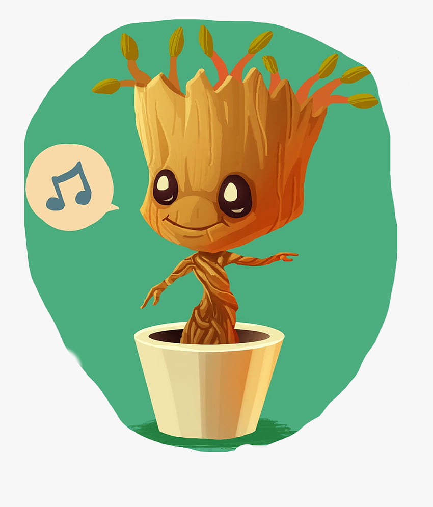 Baby Groot - Cute Groot Background, Transparent Clipart HD phone wallpaper