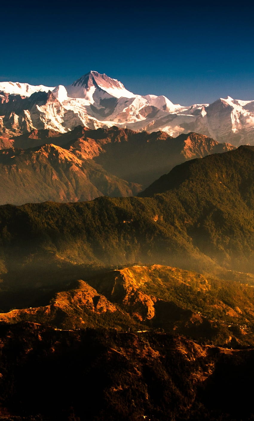 산, 네팔, 히말라야, 산맥, 아이폰 6 플러스, , 배경, 16563 HD 전화 배경 화면