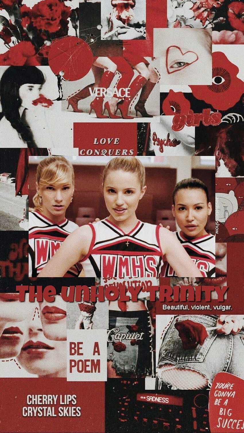 Glee The unholy trinity . Glee funny, Glee cast, Glee videos HD phone wallpaper