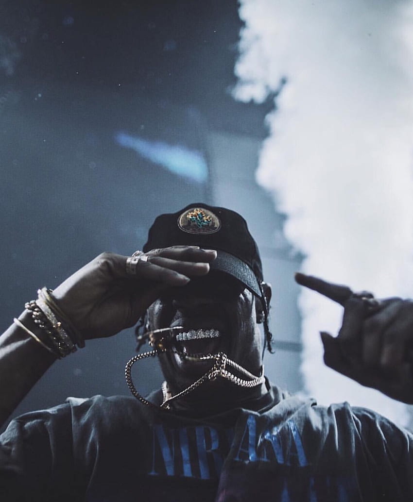 Can Anyone find this in better quality of travis scott, would be such a dope phone background HD phone wallpaper
