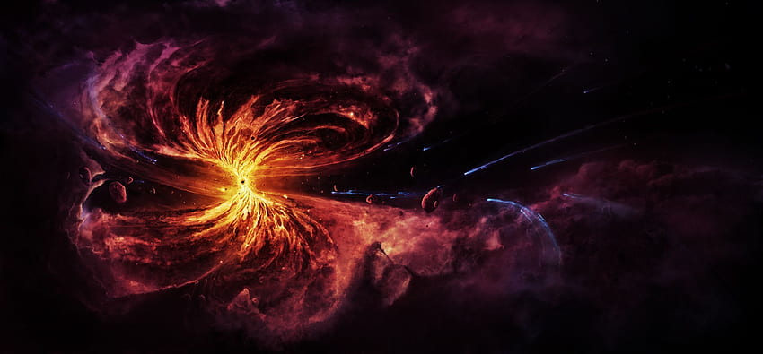 진짜 블랙홀 - 우주에 대한 , 다크홀 HD 월페이퍼
