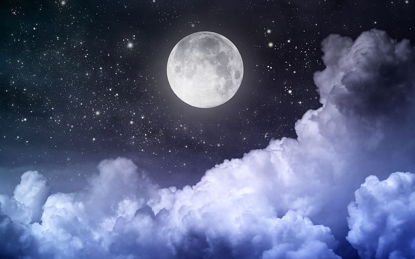 Najlepszy księżycowy Mac, The Moon Tapeta HD