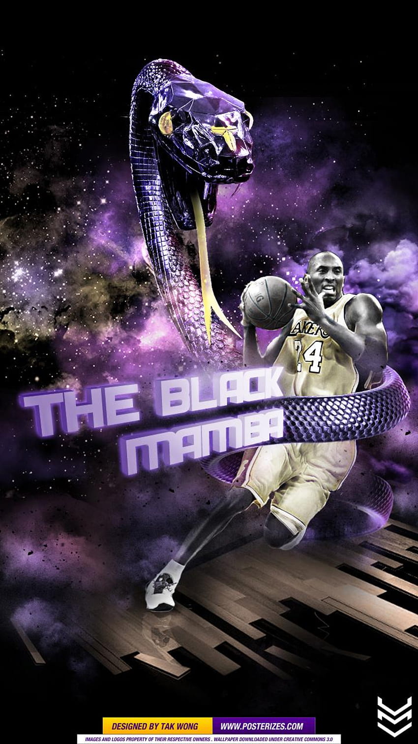 Kobe Bryant The Black Mamba HD phone wallpaper