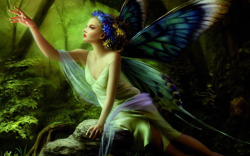 Sad Fairy HD wallpaper